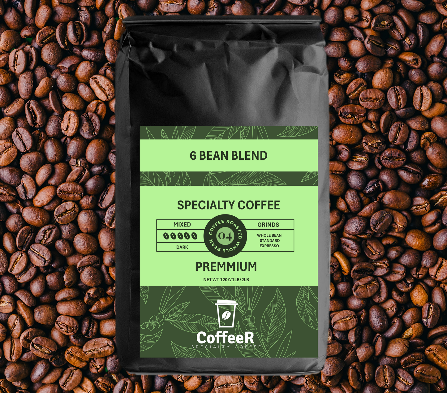 6 Bean Blend | Dark Roast | Coffeer Specialty Coffee