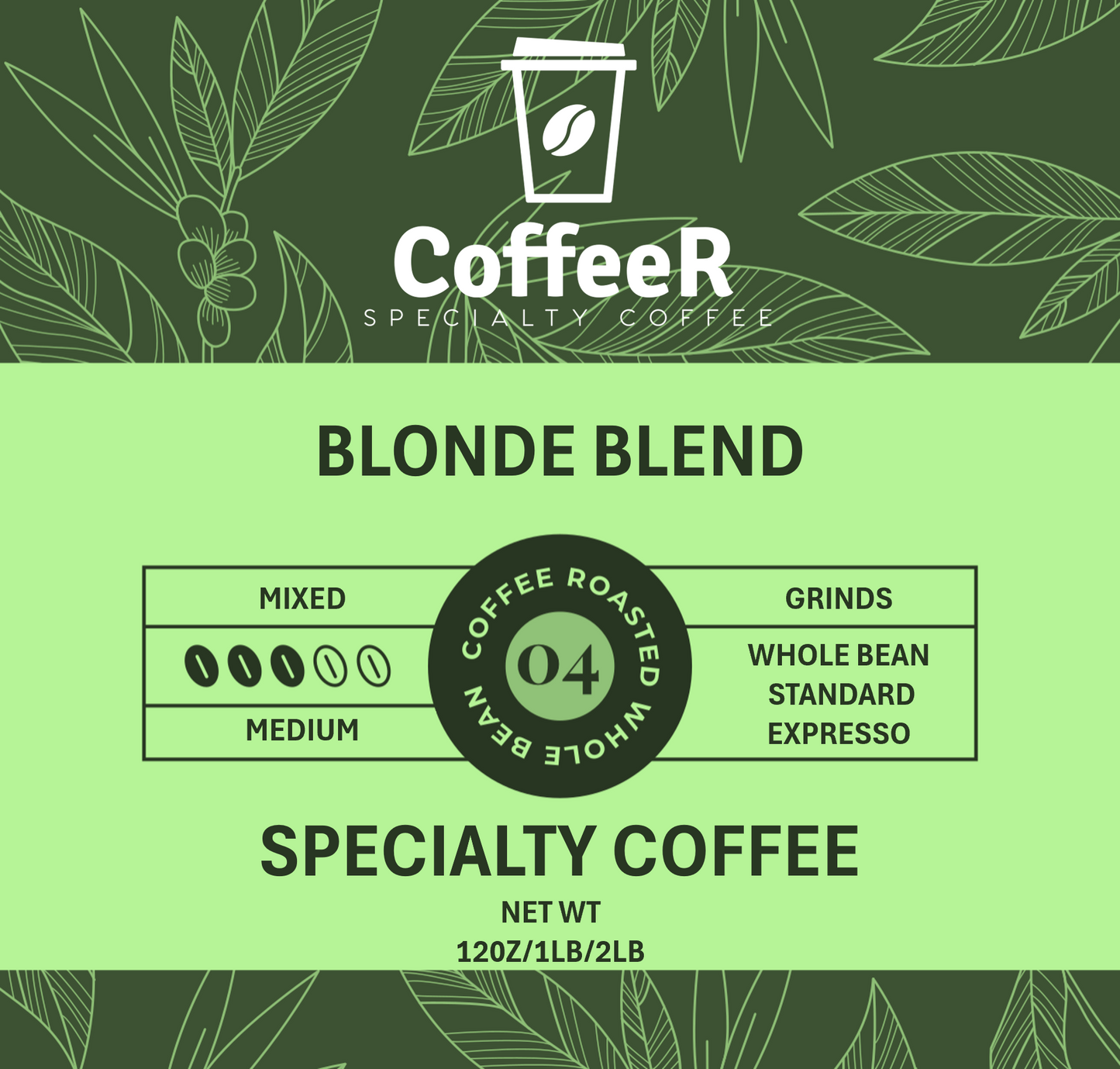 Blonde Blend | Medium Roast | Coffer Specialty Coffee