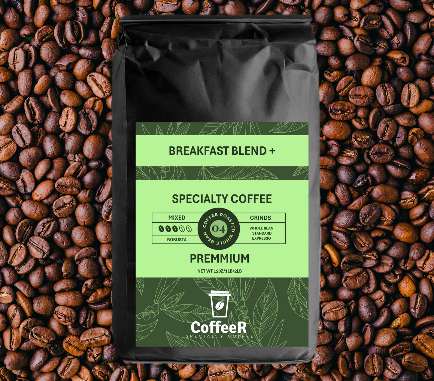 Breakfast Blend + | Robusta Extra Caffeine | Coffeer Special Coffee