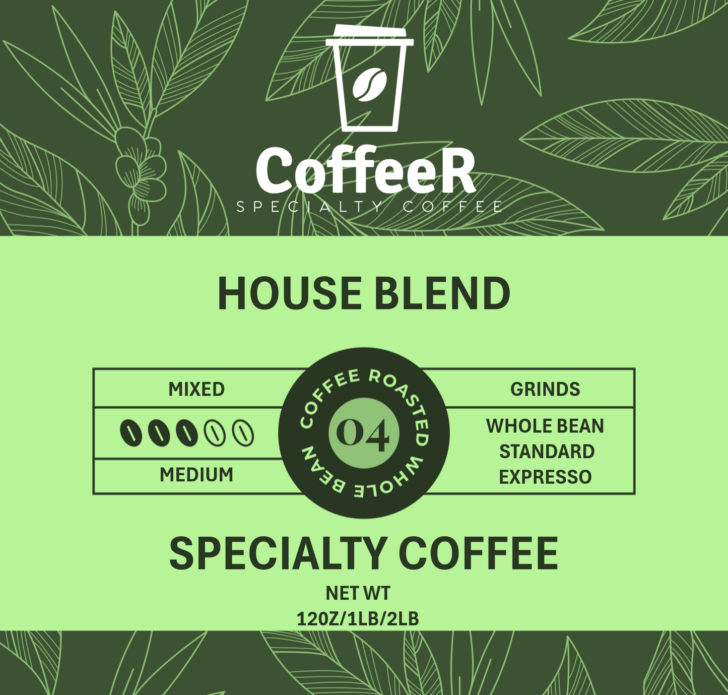 House Blend | Medium Roast | Coffeer Specialty Coffee