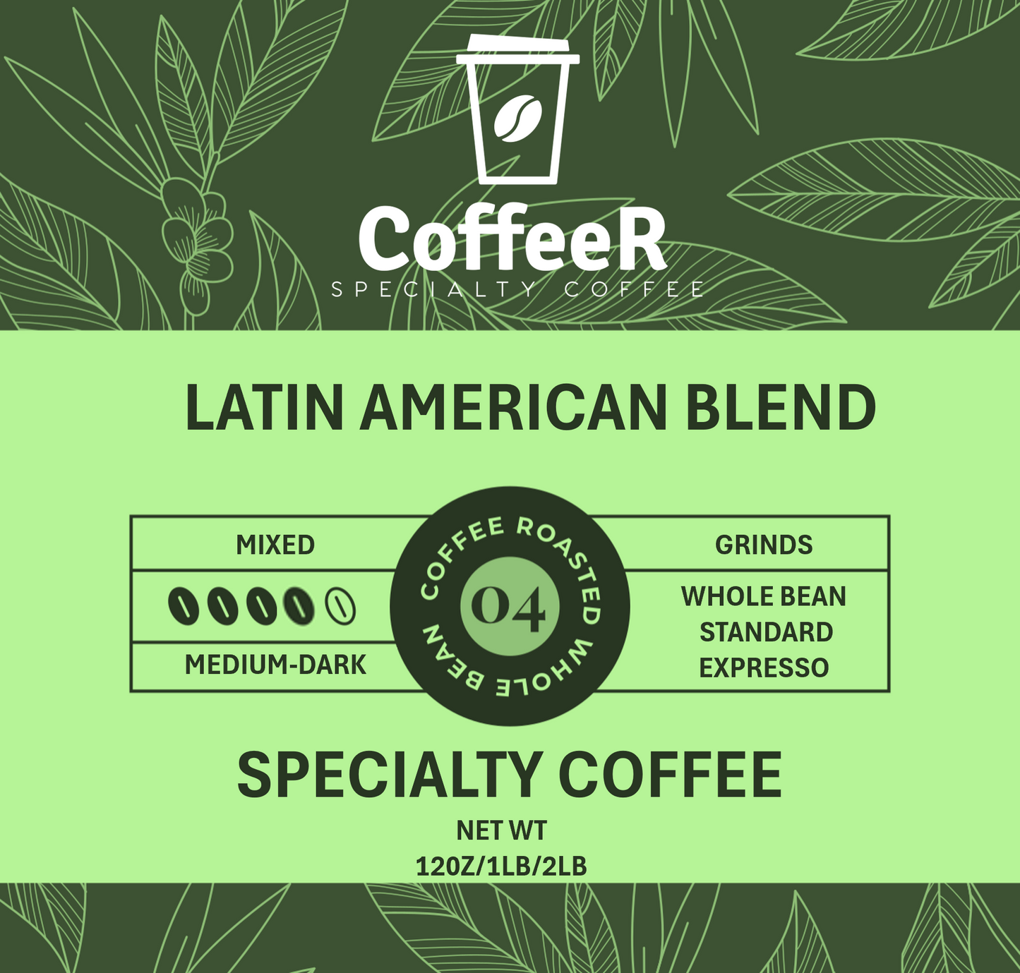 Latin American Blend | Medium-Dark Roast | Coffeer Specialty Coffee